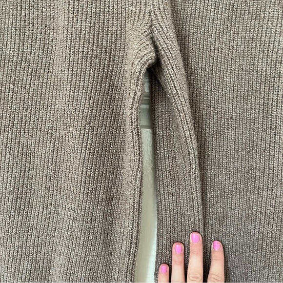 GAP Cashsoft taupe knit soft sweater pants medium - Picture 4 of 7